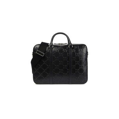 GUCCI GG EMBOSSED BRIEFCASE 658573 (40*29*6cm)